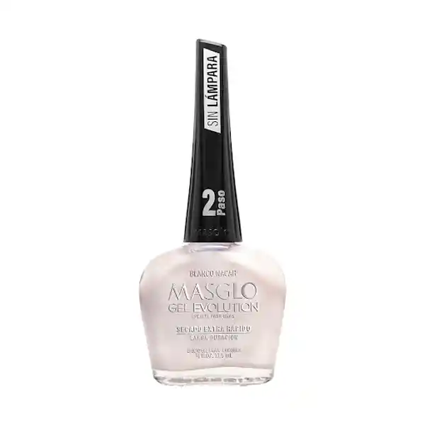 Esmalte Masglo Gelevolution Blanco Nacar