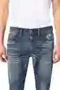 Diesel Jean D-Strukt Para Hombre Azul Medio Talla 30