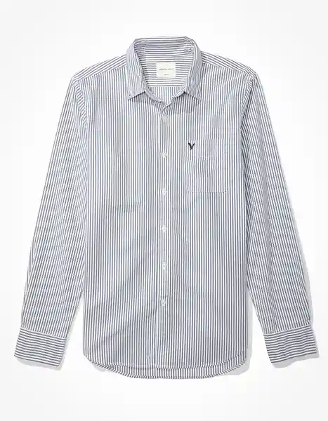 Camisa Hombre Azul Talla Medium American Eagle 01532103
