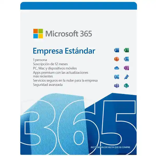 Microsoft Licencia 365 Empresa Estándar Microsoft KLQ-00771