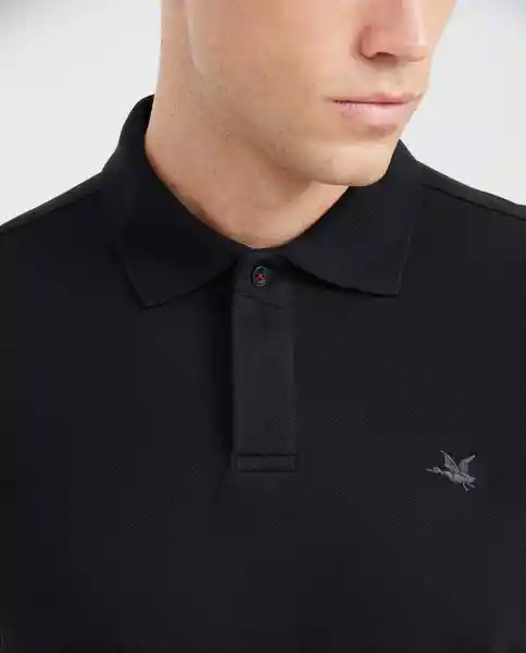 Camiseta Polo Knob Negro Sombrío Ultra Oscuro S Chevignon