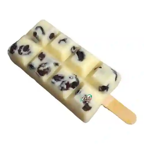 Paleta de ron con pasas