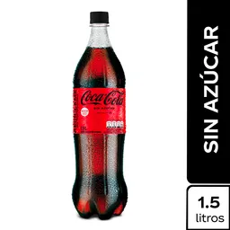 Gaseosa Coca-Cola sin Azúcar PET 1.5L