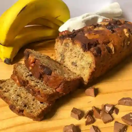 Budin de banano saludable