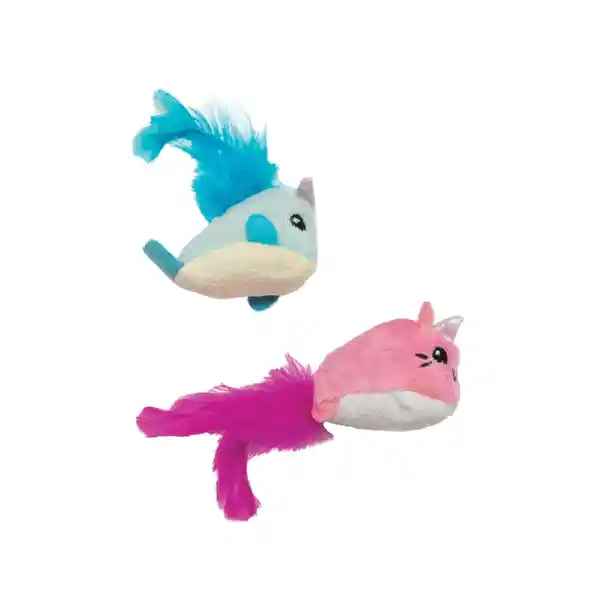 Petstages Gato Peluche Unicat Por 2 Unidades