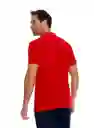 Camiseta Polo Para Hombre S - Rojo