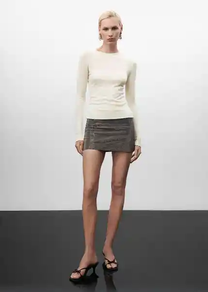Jersey Biscayne Crudo Talla S Mujer Mango