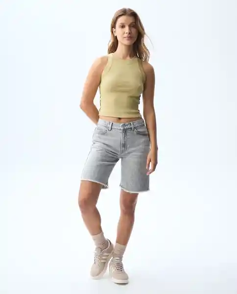 Camiseta Mujer Caqui Talla M 601G006_CAQ150719 Americanino