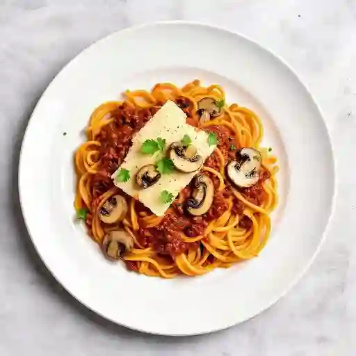 Bolognesa Y Champinones