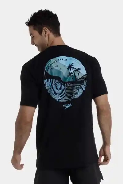 Camiseta Manga Corta Leaf Spring Hombre Talla M Speedo