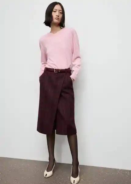 Saco Jersey Milo Rosa Talla S Mujer Mango