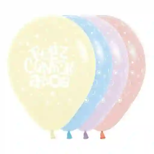 Sempertex Globos Latex R12 Festival Pastel 7703340397504