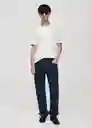 Camiseta Bellow Blanco Talla S Hombre Mango