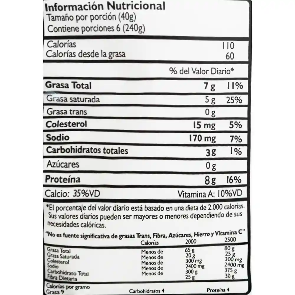 Campo Real Más Vida Queso Pera