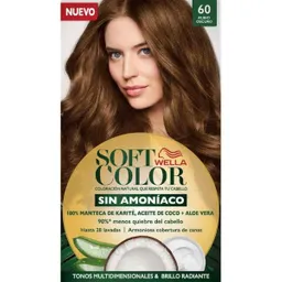 Soft Color Tintura Semi Permanente Tono Rubio Oscuro 60