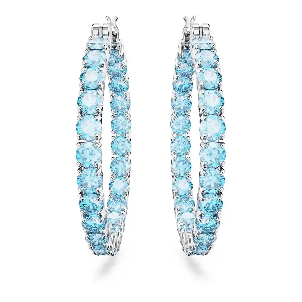 Aretes Matrix Azul 5647446 Swarovski