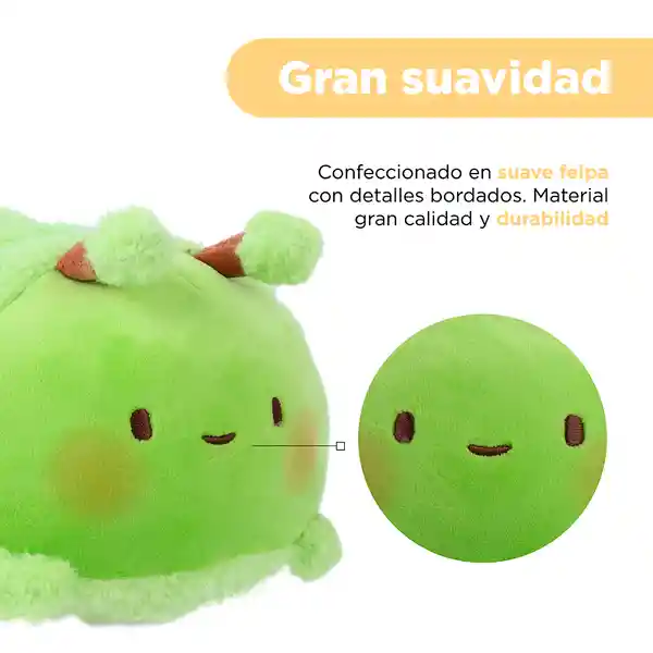 Peluche Mini Family Safari Insectos Bichos Verde Miniso