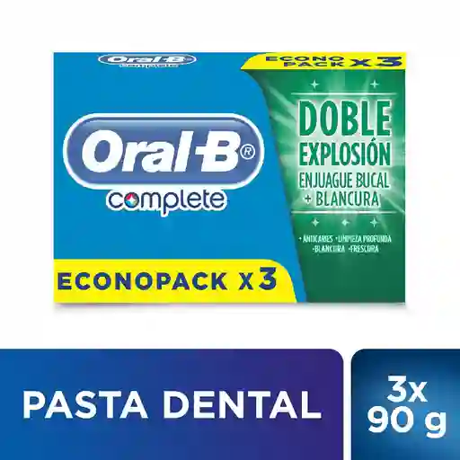 Crema Dental Oral-B Complete Menta Refrescante
