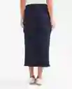 Falda Cargo Femenino Azul Clasico Oscuro Talla 8 Chevignon