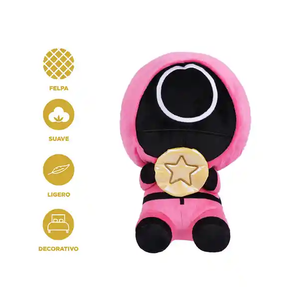 Peluche Guardia Rojo Juego Del Calamar Serie Miniso