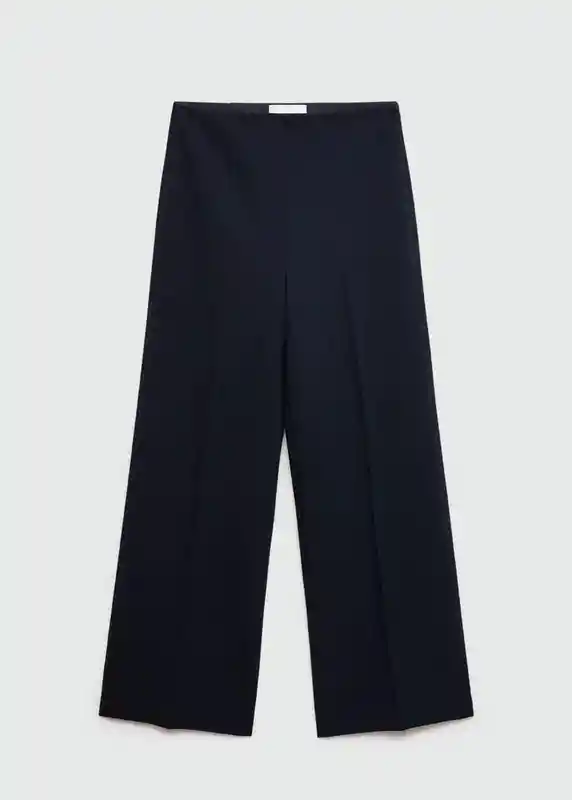 Pantalón Romi Navy Talla 42 Mujer Mango