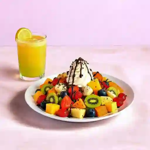 Combo Ensalada De Frutas + Lulada