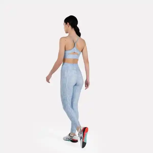 Reebok Licra Id Train Aop Tight Entrenamiento Mujer Azul Talla L