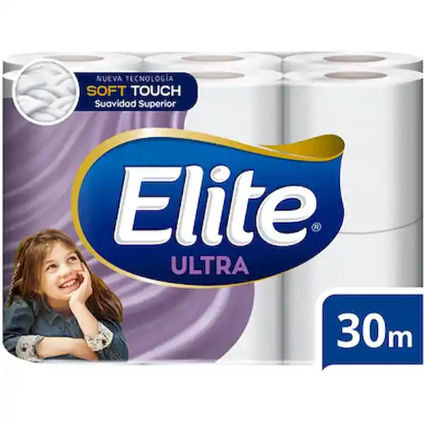 Elite Papel Higiénico Ultra Doble Hoja 12 Un