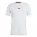 Adidas Camiseta Wo Logo Tee Para Hombre Azul Talla M