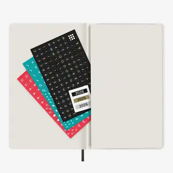 Moleskine Agenda Diaria Negro Grande Sc 2026
