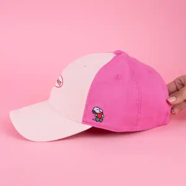 Gorra de Béisbol Serie Snoopy Colorful Life Rosa Miniso