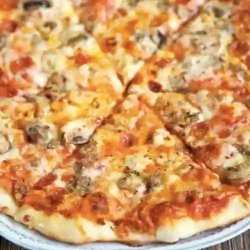 Pizza Pollo y Champiñones Especial