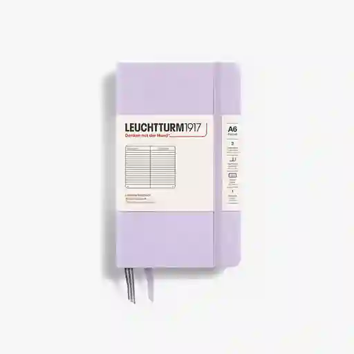 Leuchtturm1917 Cuaderno Pequeño Rayas Lila Hc