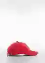 Gorra Quote Rojo Talla 99 Mujer Mango