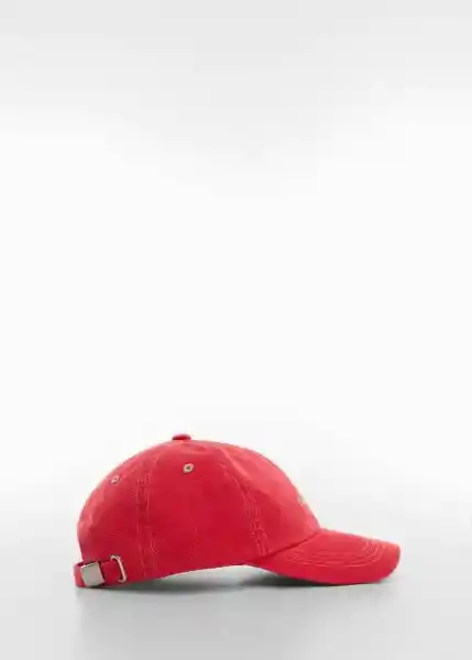 Gorra Quote Rojo Talla 99 Mujer Mango