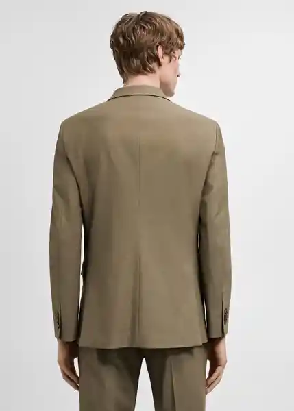 Blazer Americana Milan Verde Talla 48 Hombre Mango