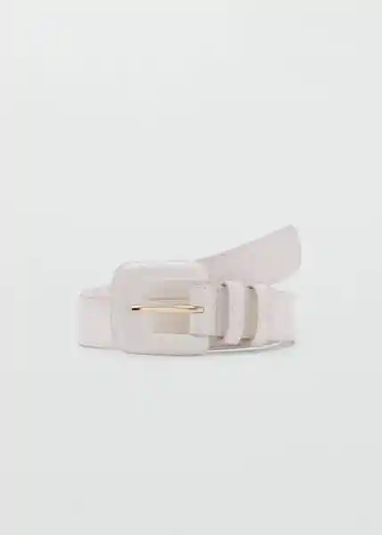 Cinturón Maite Crudo Talla S Mujer Mango