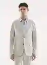 Blazer Americana Cool Beige Talla 50 Hombre Mango