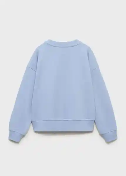Buzo Sudadera Paris Celeste Talla 10 Niña Mango