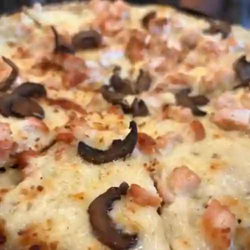 Pizza Pollo Champiñones