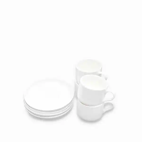 Set Pocillo y Plato Kira 120 mL Ambiente Gourmet