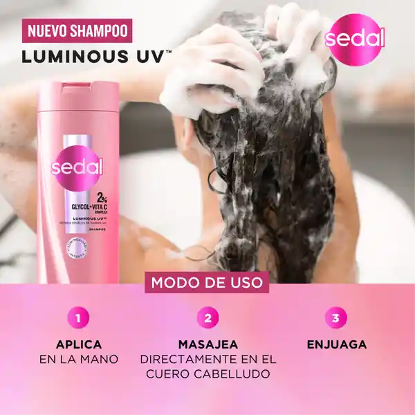 Shampoo Sedal Glycolic 5x Luminoso Por 100h