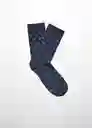 Calcetines Snow Navy Talla 42 Hombre Mango