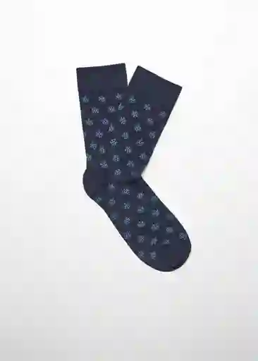 Calcetines Snow Navy Talla 42 Hombre Mango