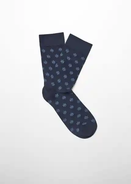 Calcetines Snow Navy Talla 42 Hombre Mango