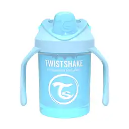 Twistshake Vaso Pitillo Azul 4+M 7 Oz