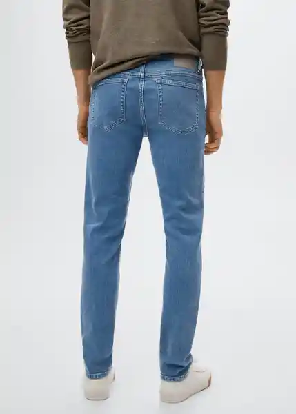 Pantalón Jean Jan Tejano Medio Talla 48 Hombre Mango