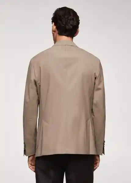 Blazer Americana Padua Beige Talla 48 Hombre Mango