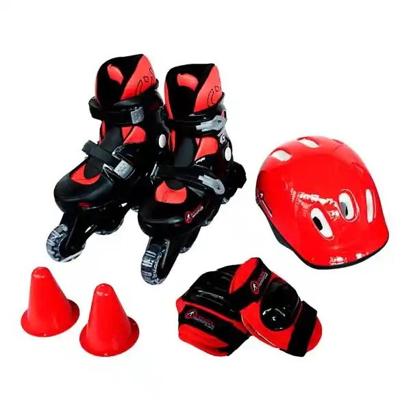 Redicol Set de Patinaje Red Talla M