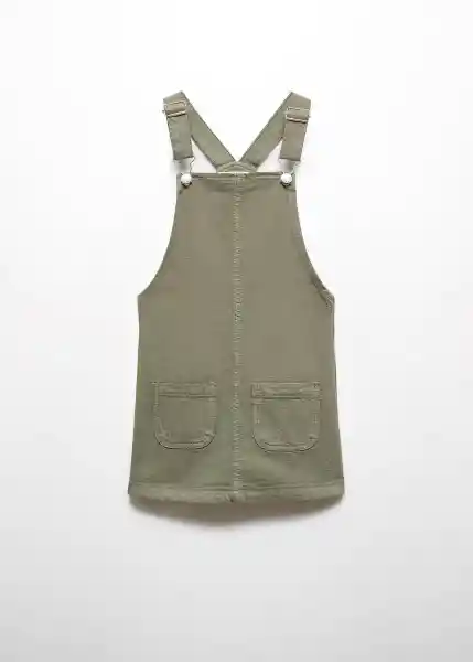 Vestido Pichi Vera Khaki Talla 13 Niñas Mango